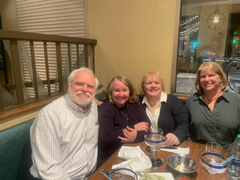 Kathy Benison and Dorothy Vesper had dinner with Marty and Howard Corren during GSA in Denver. 